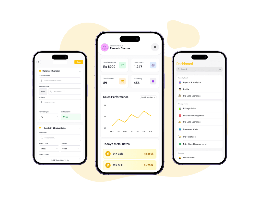 Admin dashboard preview